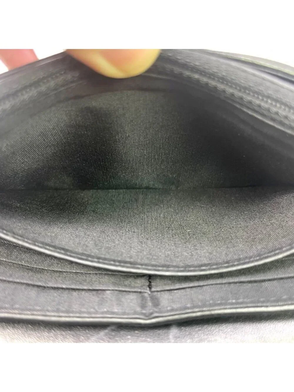 Chanel Half Moon Chain Shoulder Bag Black